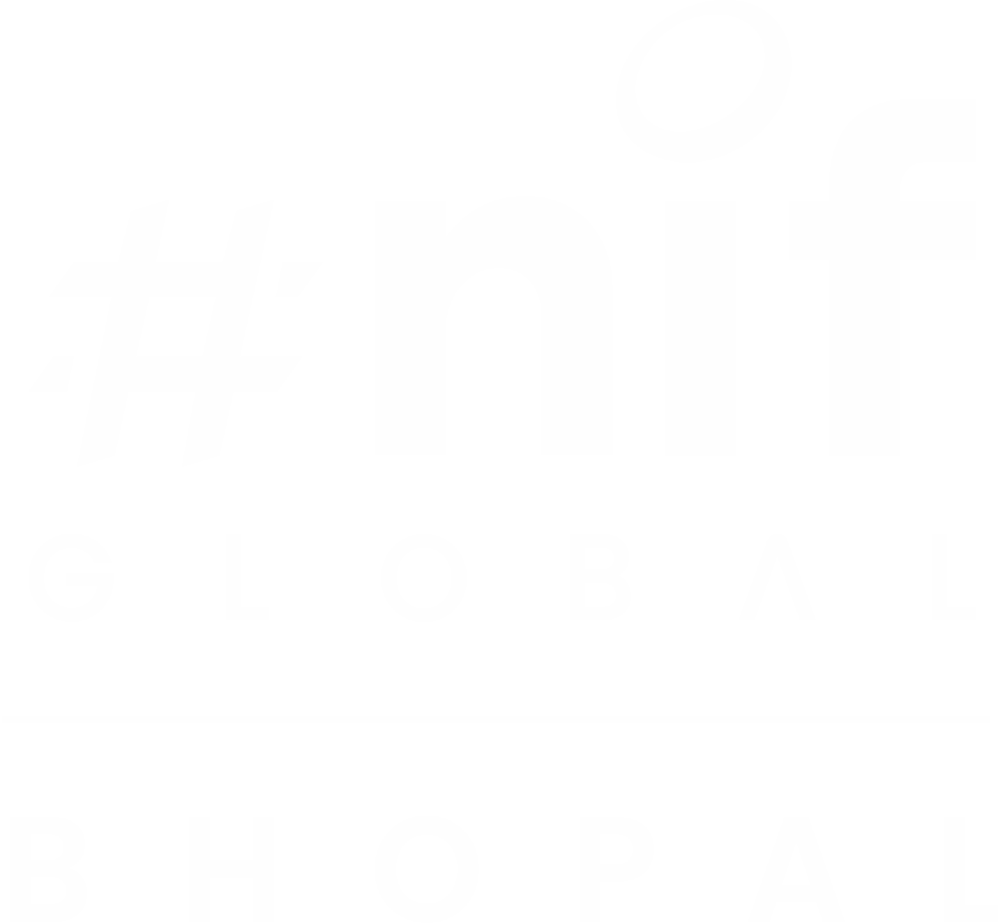 NIF Logo White Bhopal